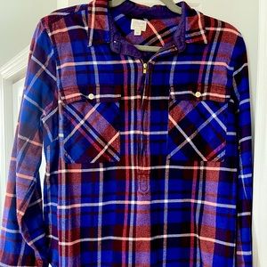 EUC Jcrew flannel shirt